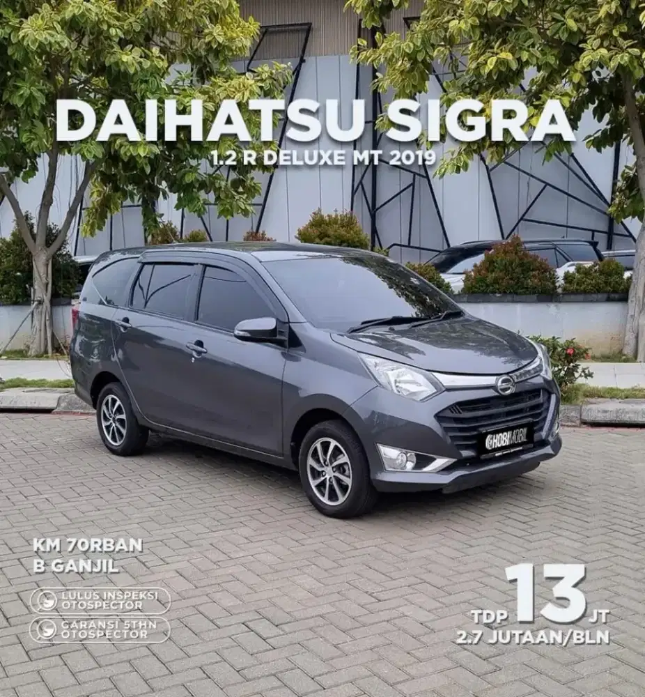 Sigra 1.2 R Deluxe MT Thn 2019