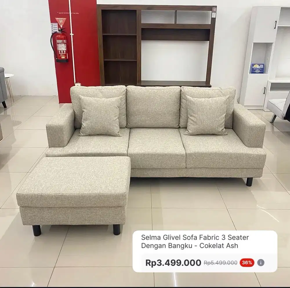 SOFA SUDUT ATAU SOFA L