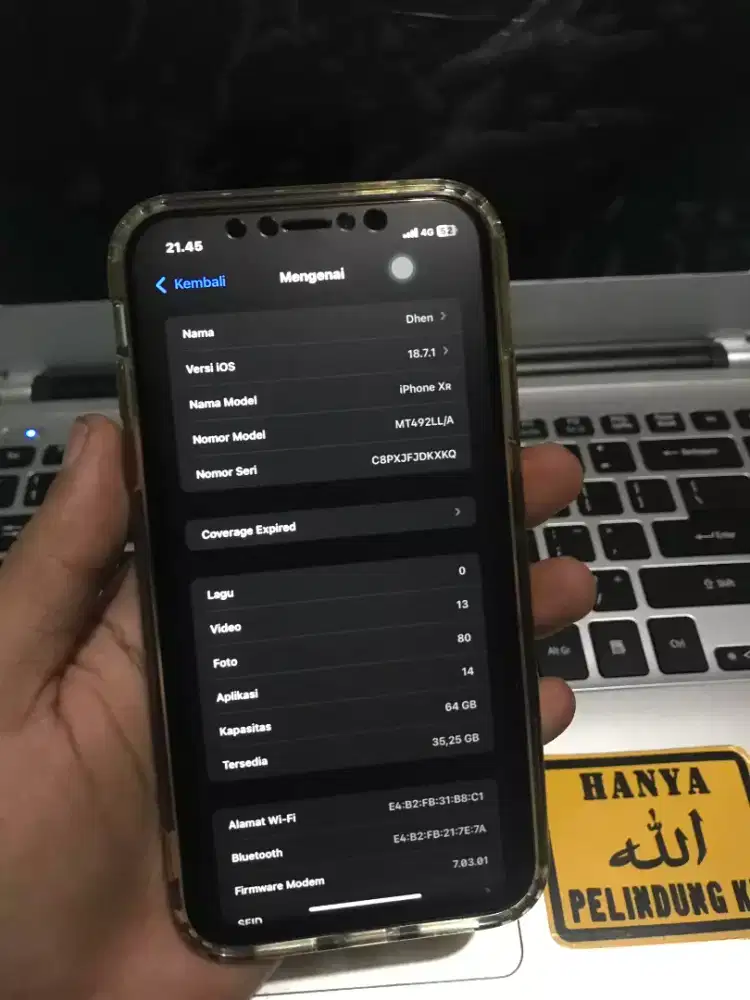 Iphone xr 64 gb inter