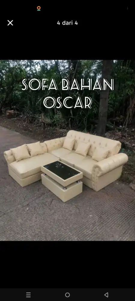 SOFA RUANG TAMU BAHAN OSCAR