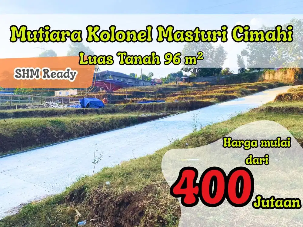 Tanah Cimahi dijual Cepat Lokasi Nyaman dan Asri