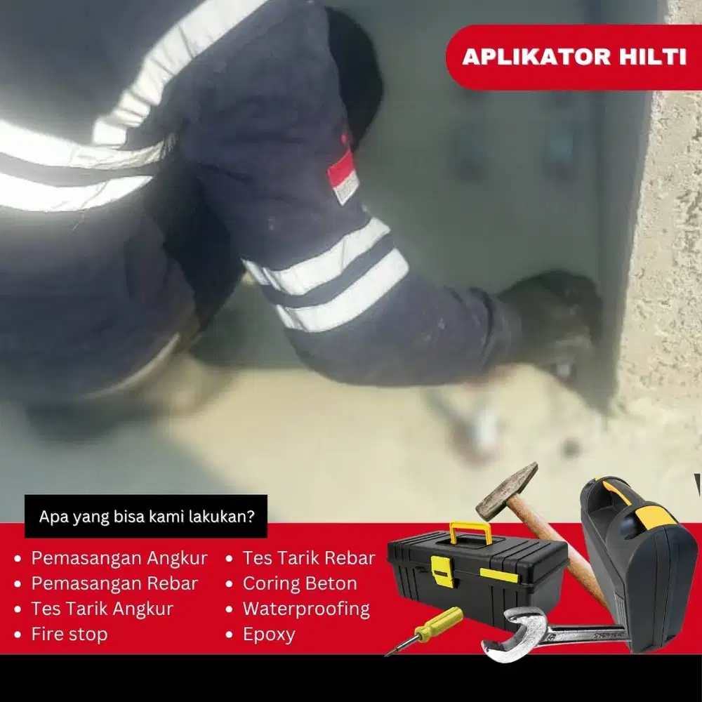 Aplikator Hilti Pemasangan Angkur Termurah
