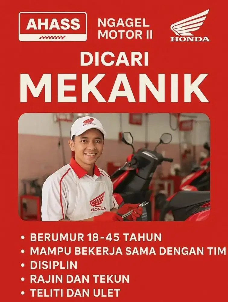 LOWONGAN MEKANIK AHASS