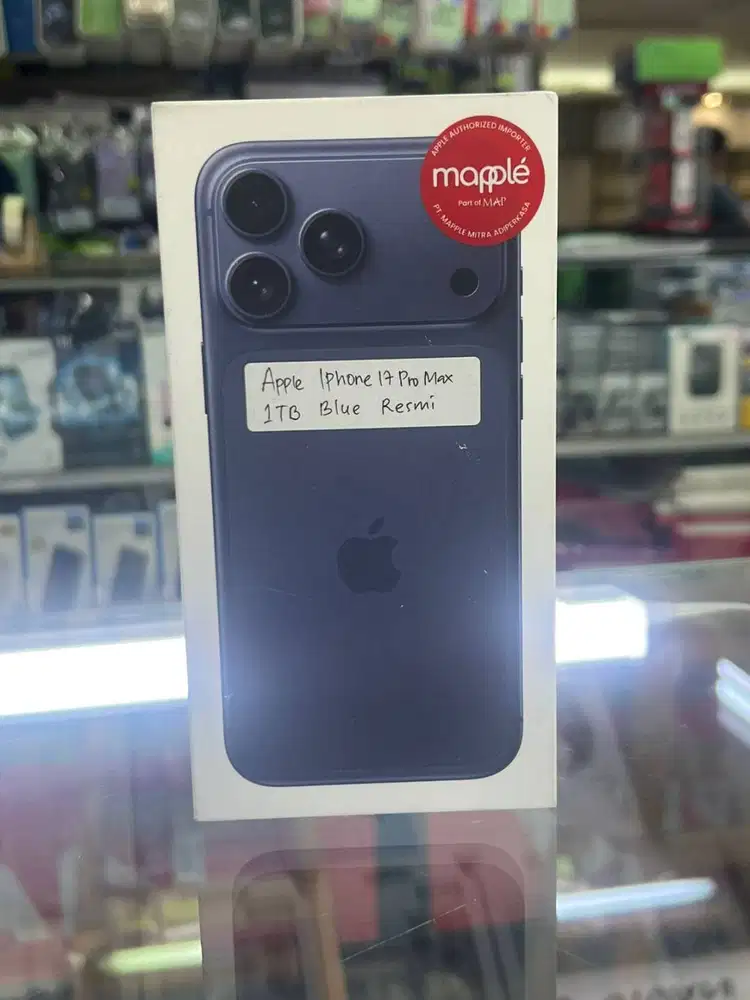 IPhone 17 Pro Max 1TB Deep Blue New Segel Box Garansi Resmi Indonesia