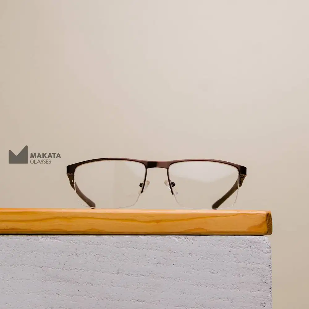 MakataGlasses - Kacamata Clubmaster Kekinian Tangkai Pegas - DARPA 05