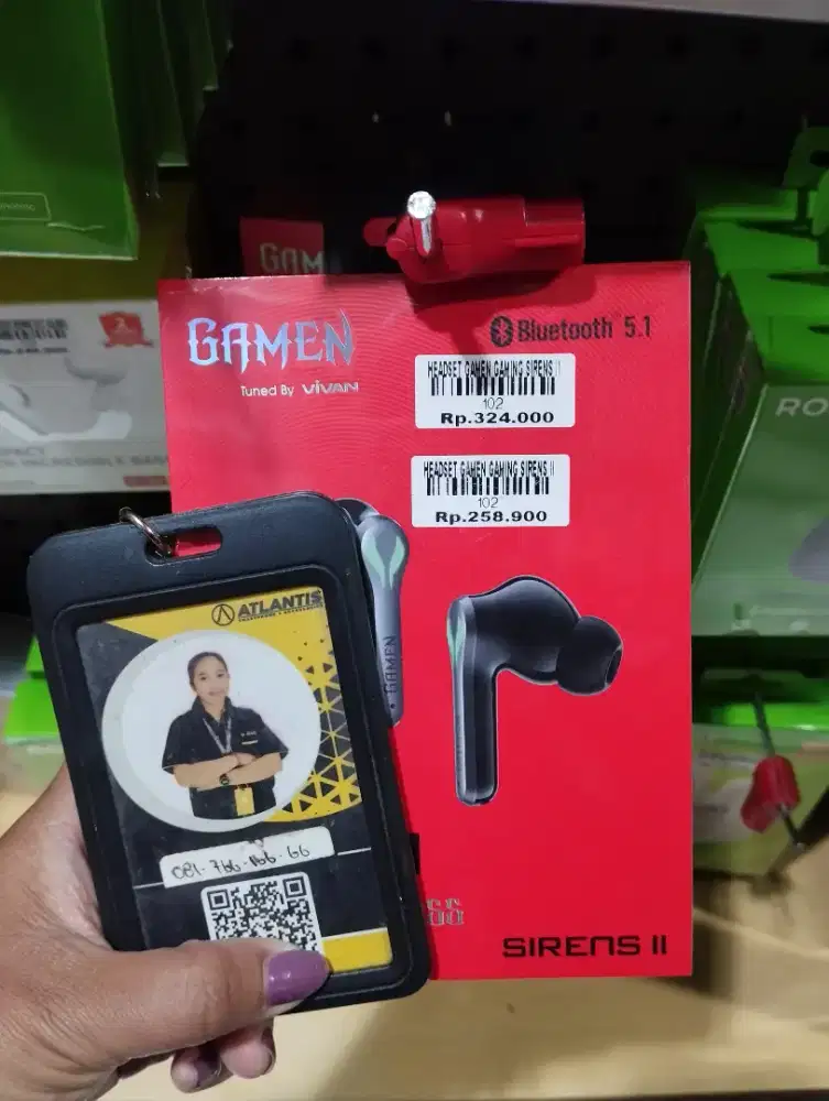 HEADSET GAMEN GAMING SIRENS II | ATLANTIS DAHSYAT