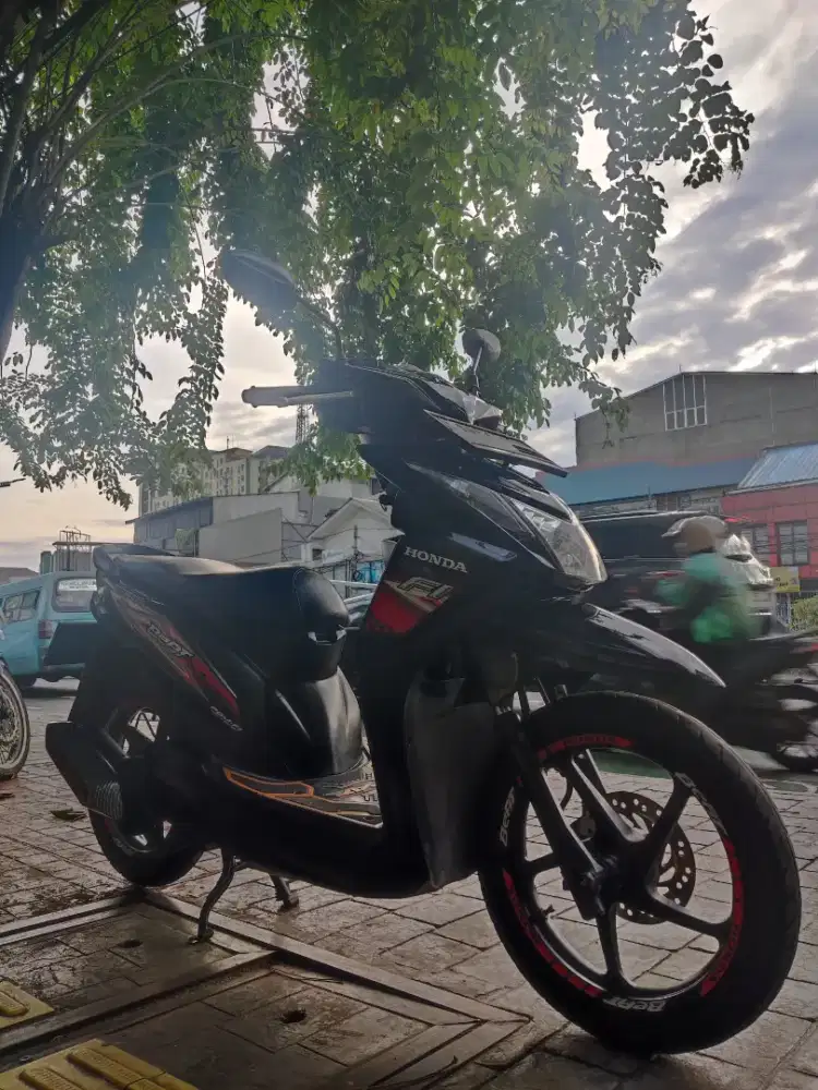 Beat Cw Fi 2015 Pajak On Orisinil Plat Jakarta Siap Gas ABBA