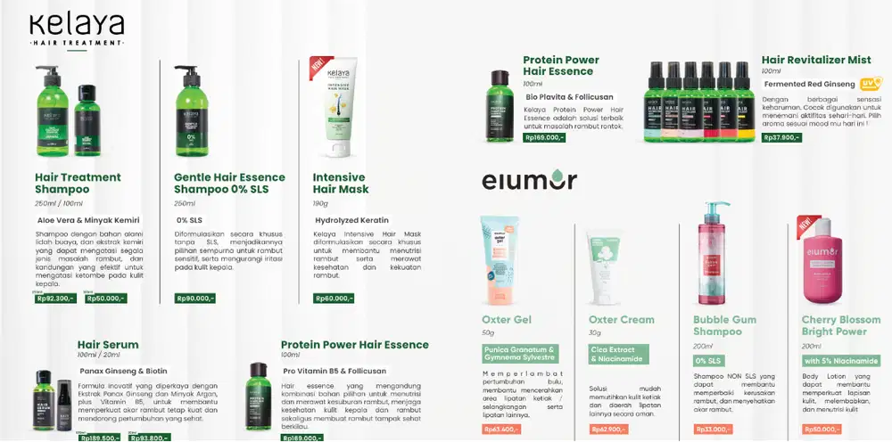 Reseller Produk Kelaya Hair Treatment dan Elumor!