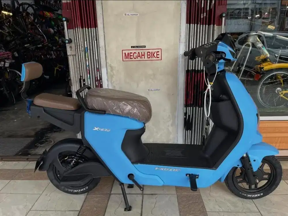 SEPEDA LISTRIK EXOTIC X-665 PROMO CREDIT FRE 1KALI CICILAN