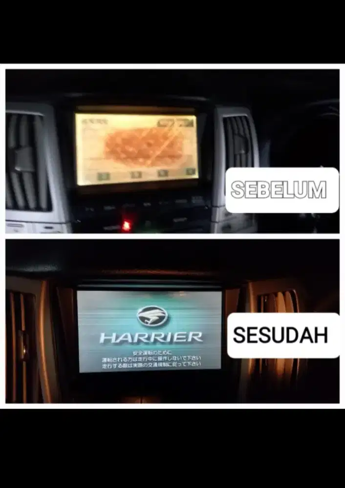 Service lcd layar burem