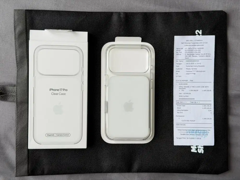 Apple Clear Case iPhone 17 Pro