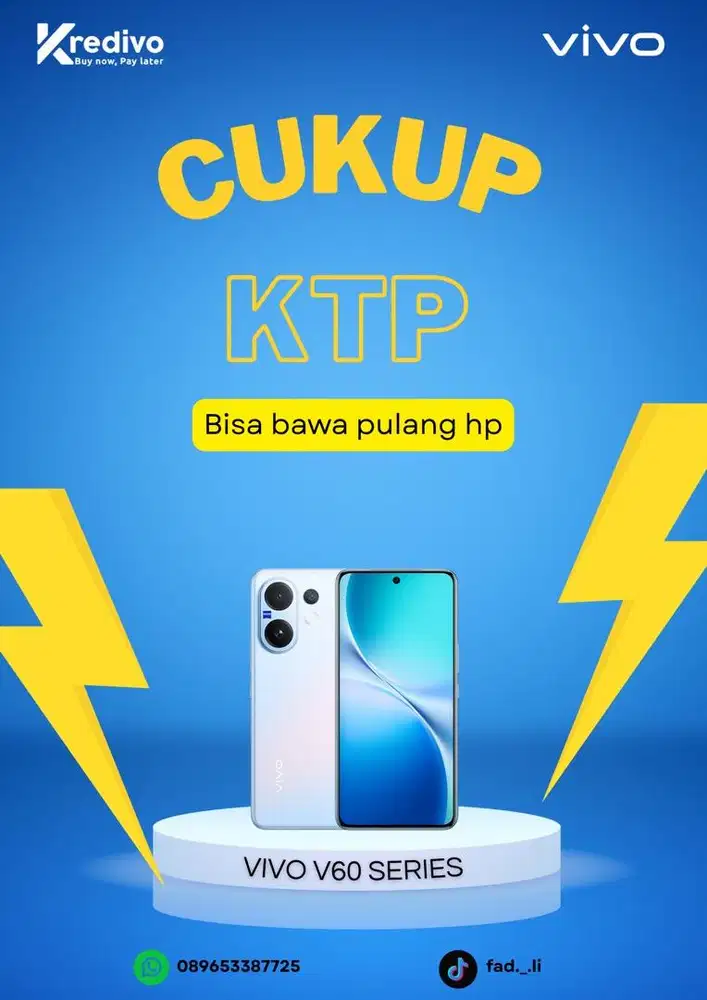 CICILAN CUKUP PAKE KTP | Vivo V60 Series