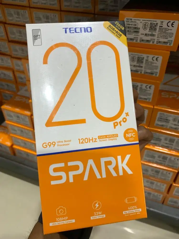 Tecno Spark 20 pro plus ram 8/256