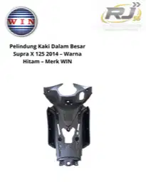 Pelindung Kaki Dalam Besar Supra X 125 14 – Warna Hitam – Merk WIN