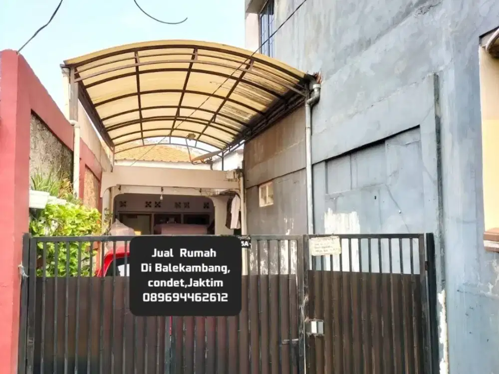 Dijual cepat rumah secondary Condet balekambang jakarta timur
