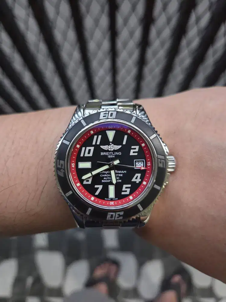 Breitling Superocean Black Dial Automatic