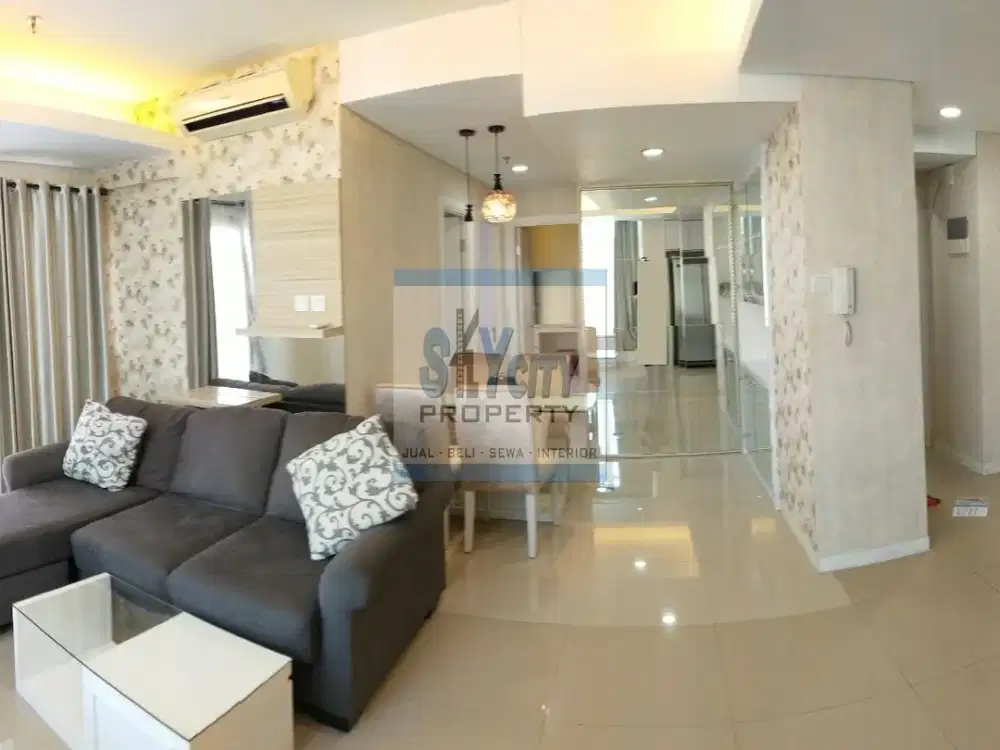DISEWAKAN 3 BR METROPARK RESIDENCE FULL FURNISHED BAGUS LENGKAP