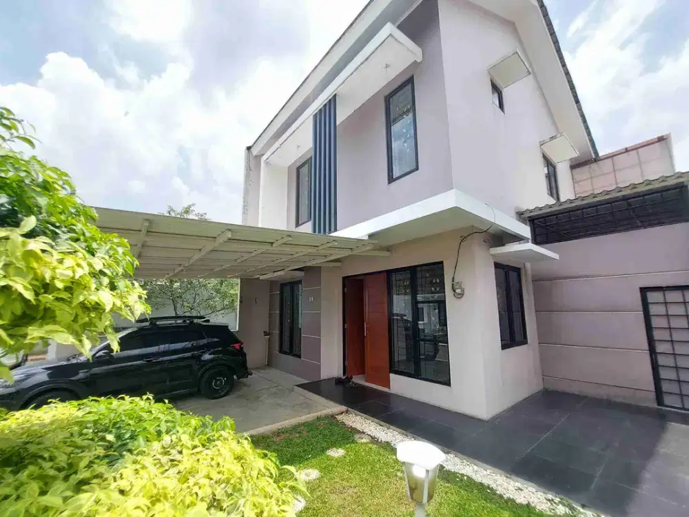 rumah 2 lantai kebun raya residence akses tol dan stasiun