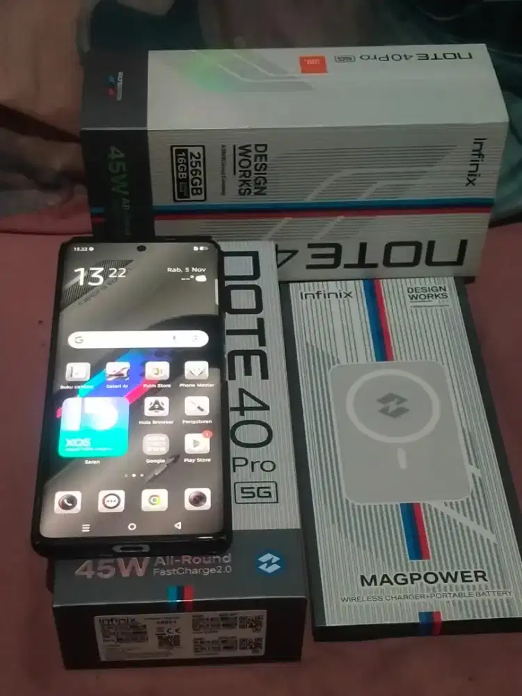 infinix note 40 pro 5G ram 8/256 fullset ori
nominus mulus.