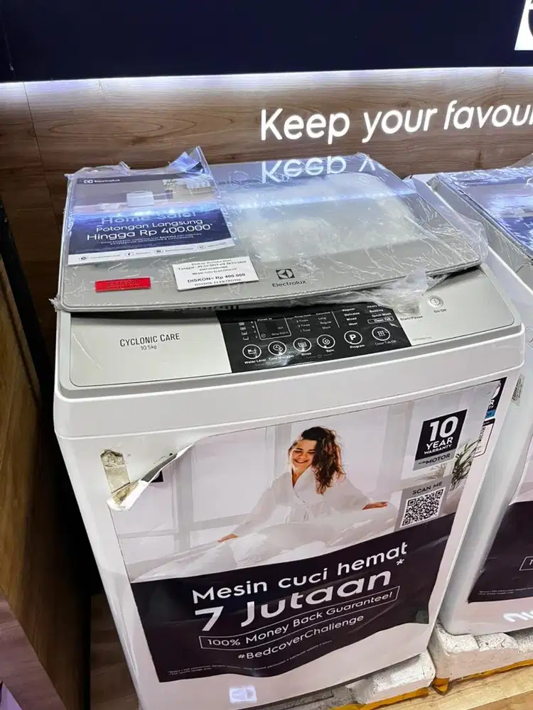 Mesin Cuci Up Loading Electrolux