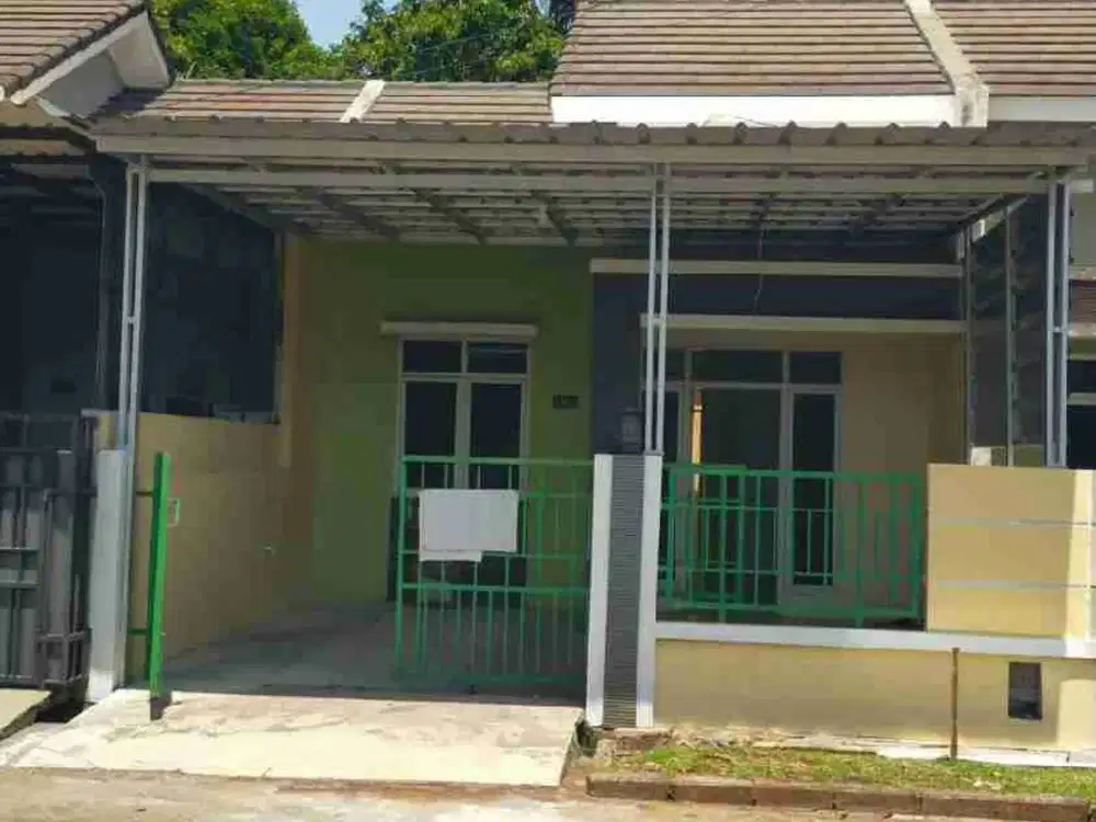 Rumah dalam klaster siap huni dan rapi