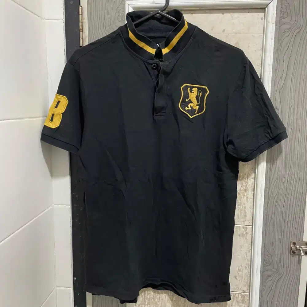 Kaos Kerah Giordano Lion Original 
Black