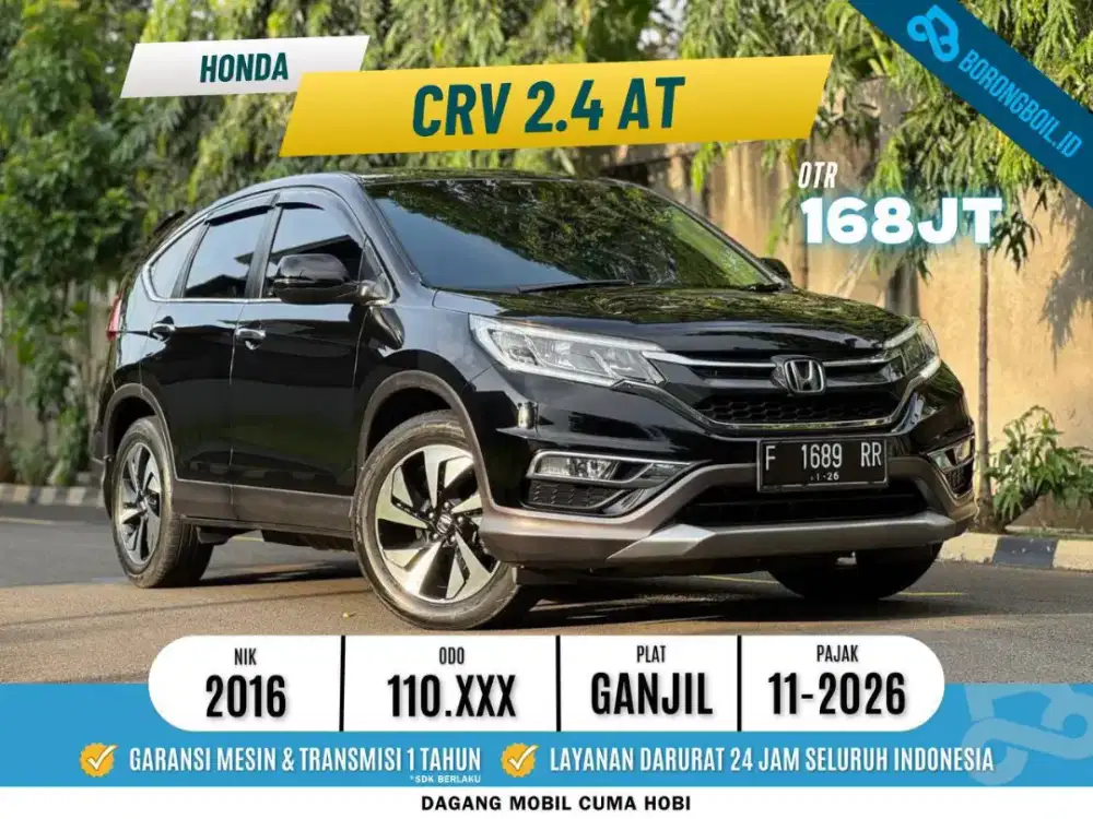Honda CR-V Crv 2.4 At Matic 2016 Hitam