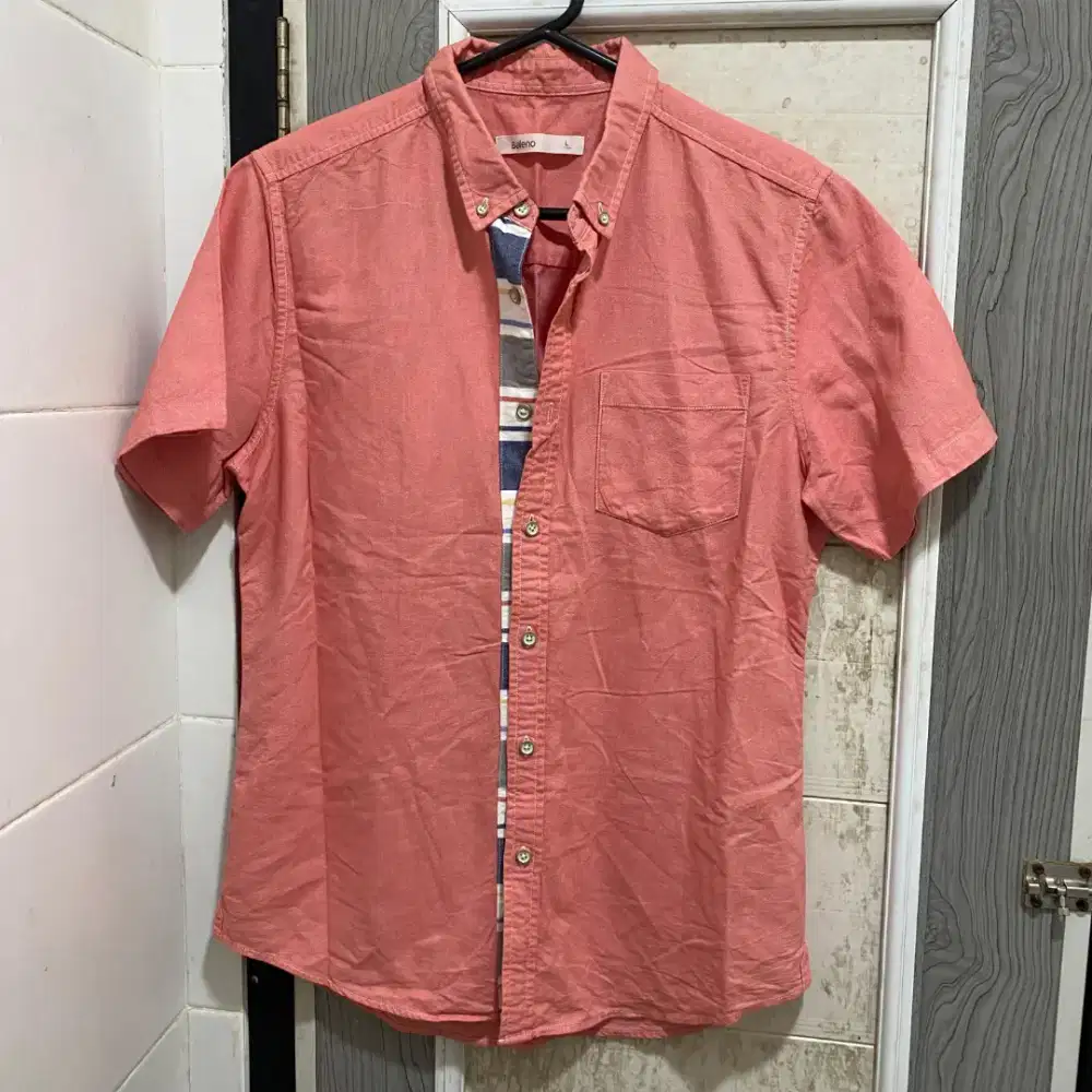 Kemeja Baleno Original Pink