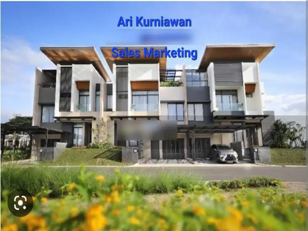 Heron rumah mewah dengan konsep split level 2,5 lantai &rooftop 5man