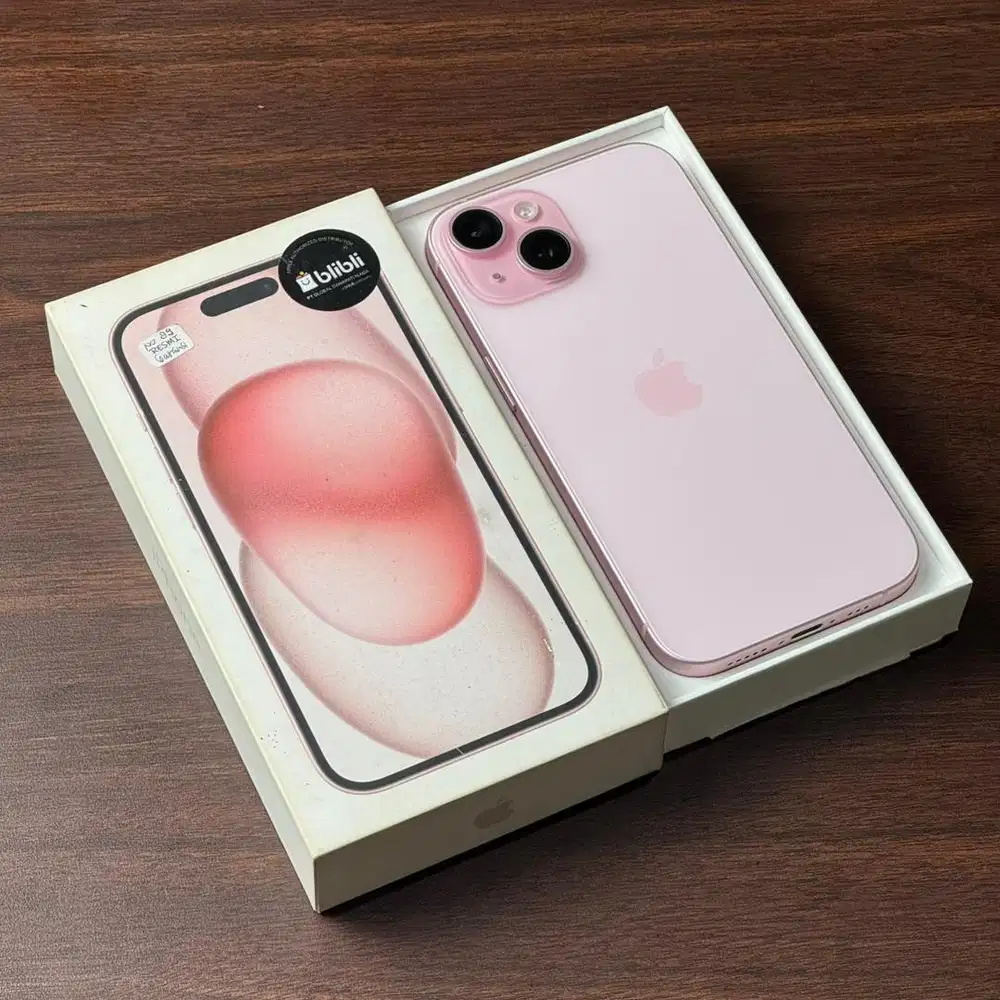 iPhone 15 128GB [ Pink ] Garansi Resmi iBox
