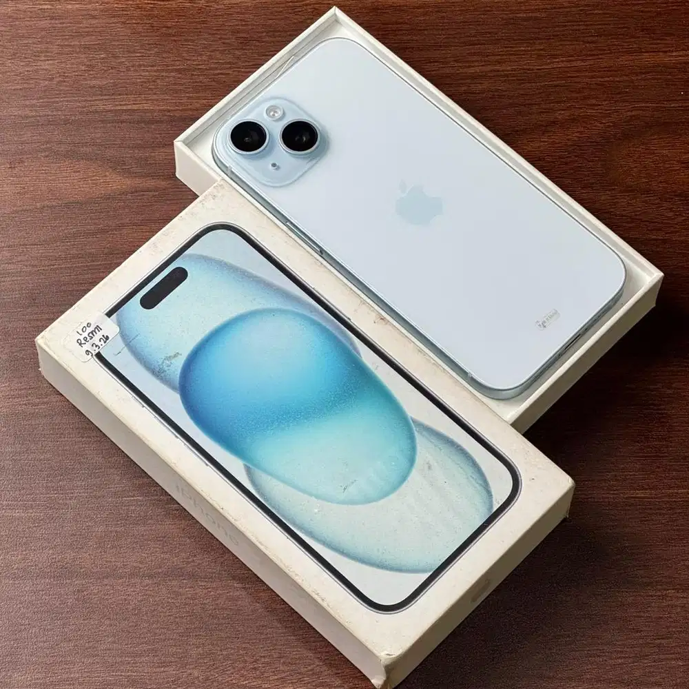 iPhone 15 128GB [ Blue ] Garansi Resmi iBox