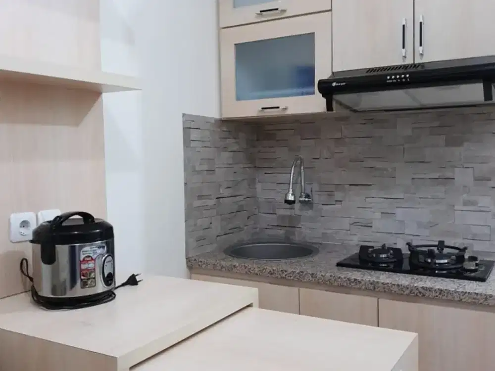 APARTEMEN GREEN PRAMUKA CITY 2 KAMAR FULL FURNISH TOWER ATAS MALL TAHUNAN JAKARTA PUSAT