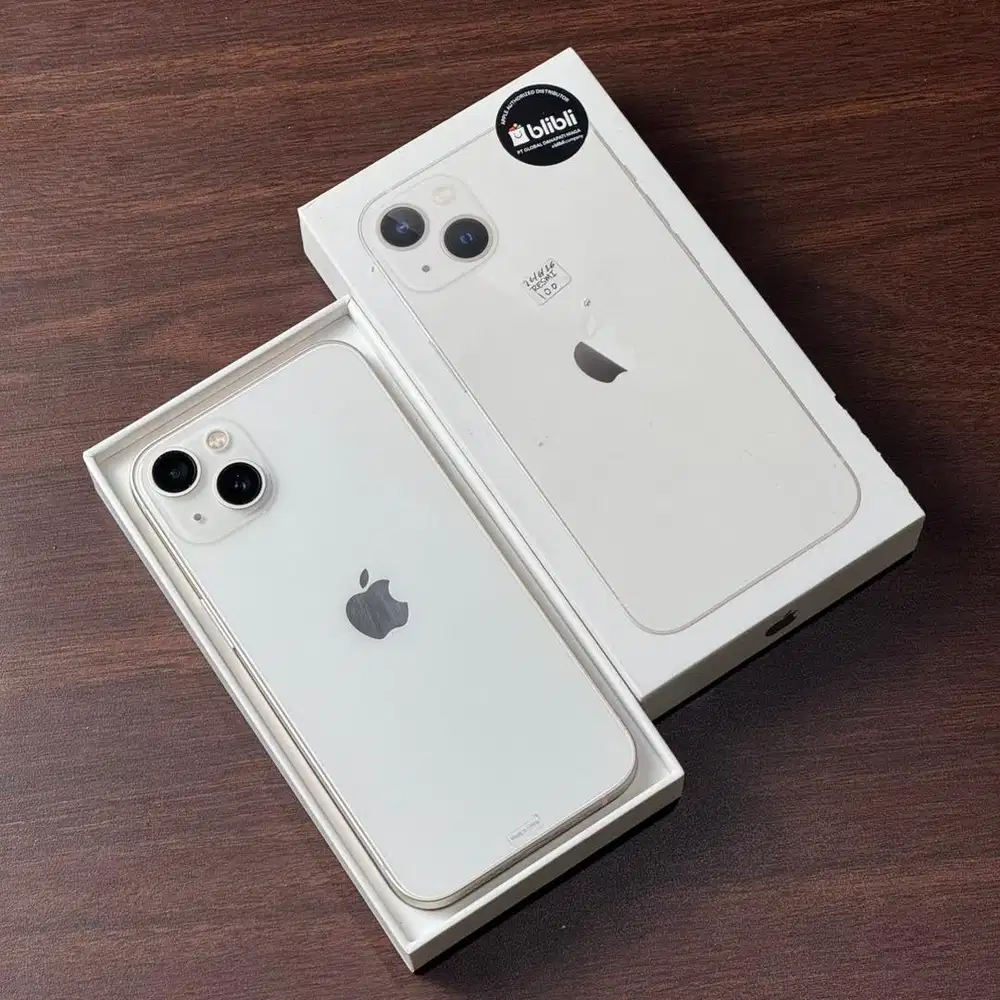 iPhone 13 128GB [ White ] Garansi Resmi iBox