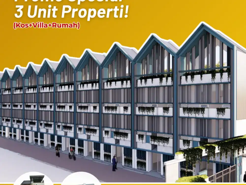 Promo Bundling Beli Kos dapat Villa Kota Malang dan Batu Free Management dan Garansi Passive Income hingga 300 Juta