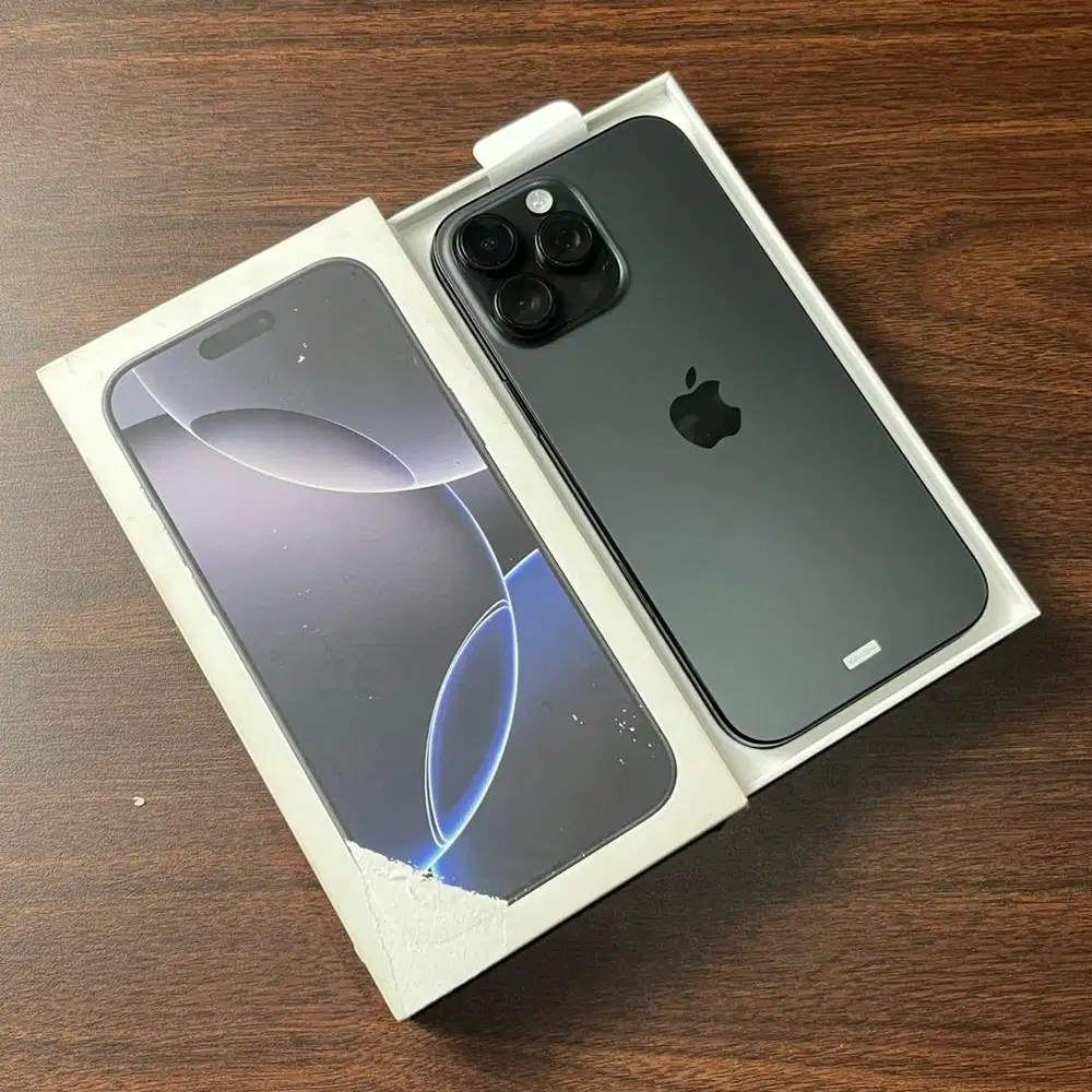 iPhone 16 PRO MAX 256GB [ Black Titanium ] Garansi Resmi iBox