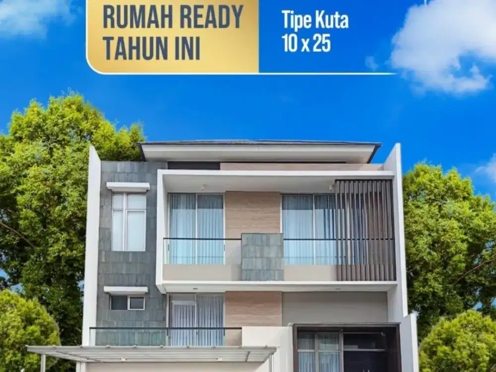 Rumah Pantai Indah Kapuk 2 type 10x25 cluster premium harga promo