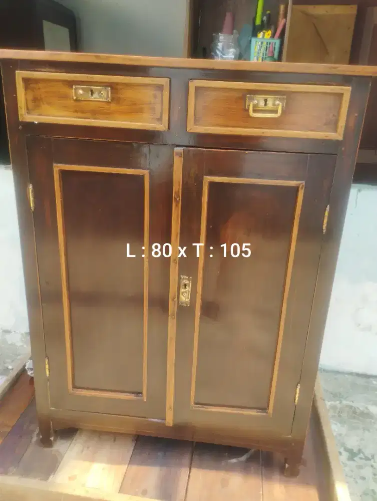 buffet jengki kayu jati