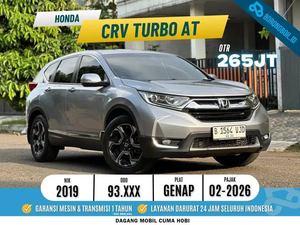 DP 0% CRV 1.5 TURBO NON PRESTIGE AT 2019 SERVICE RECORD ISTIMEWA