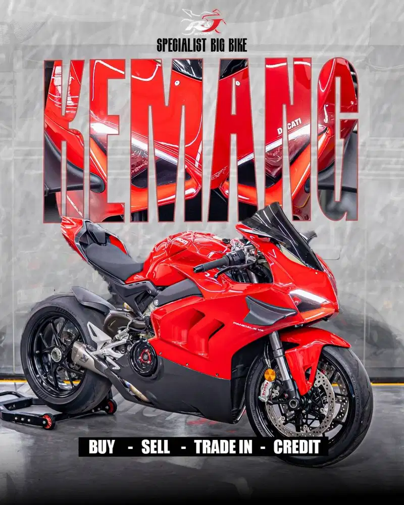 (Full Paper) Ducati Panigale V4 Nik 2020 Knlpot Akrapovic Odo 3.xxx an