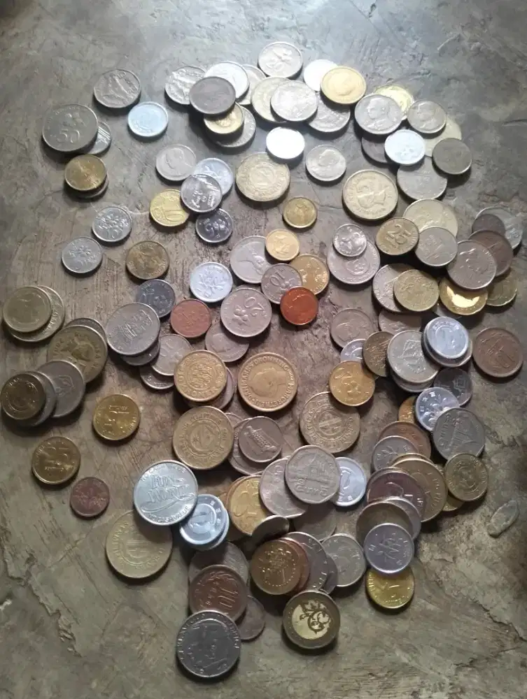 Koin Koleksi Luar Negri , Malaysia Singapore Denmark Philipina