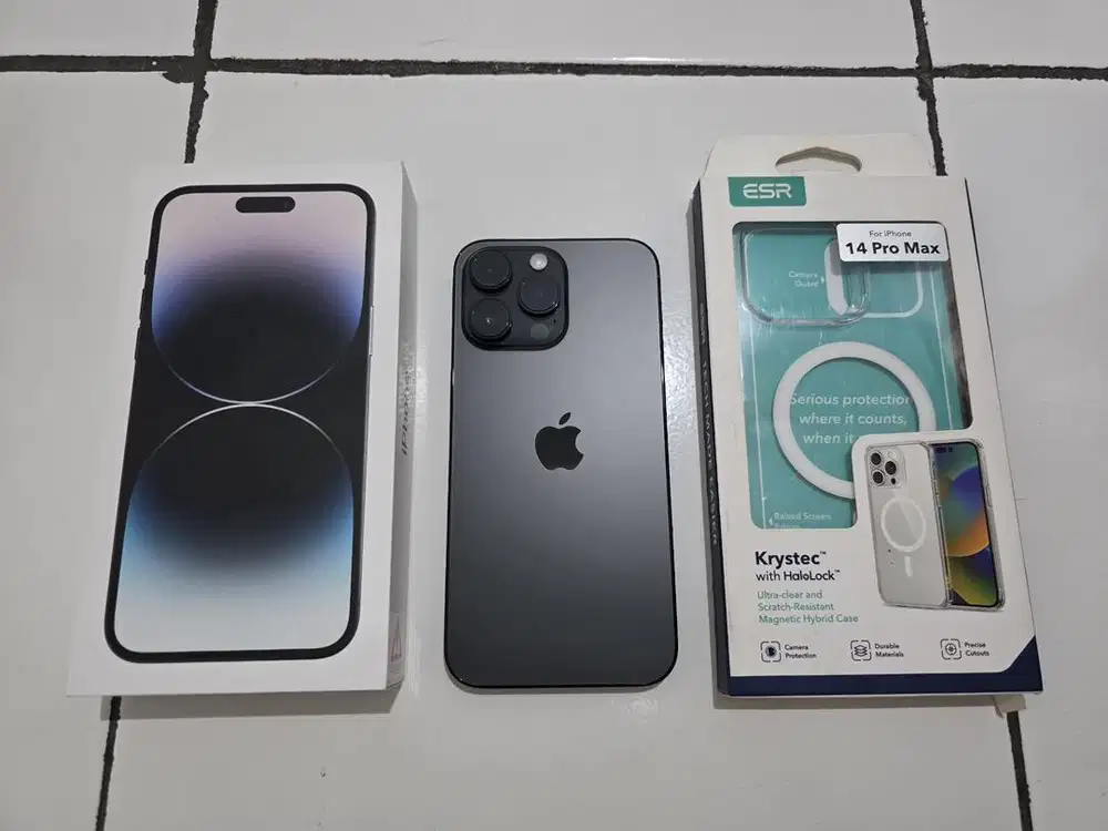 iPhone 14 Pro Max 256gb Space Black Resmi