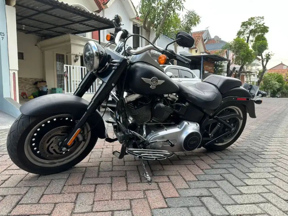 Harley davidson Fatboy 2013 black denim