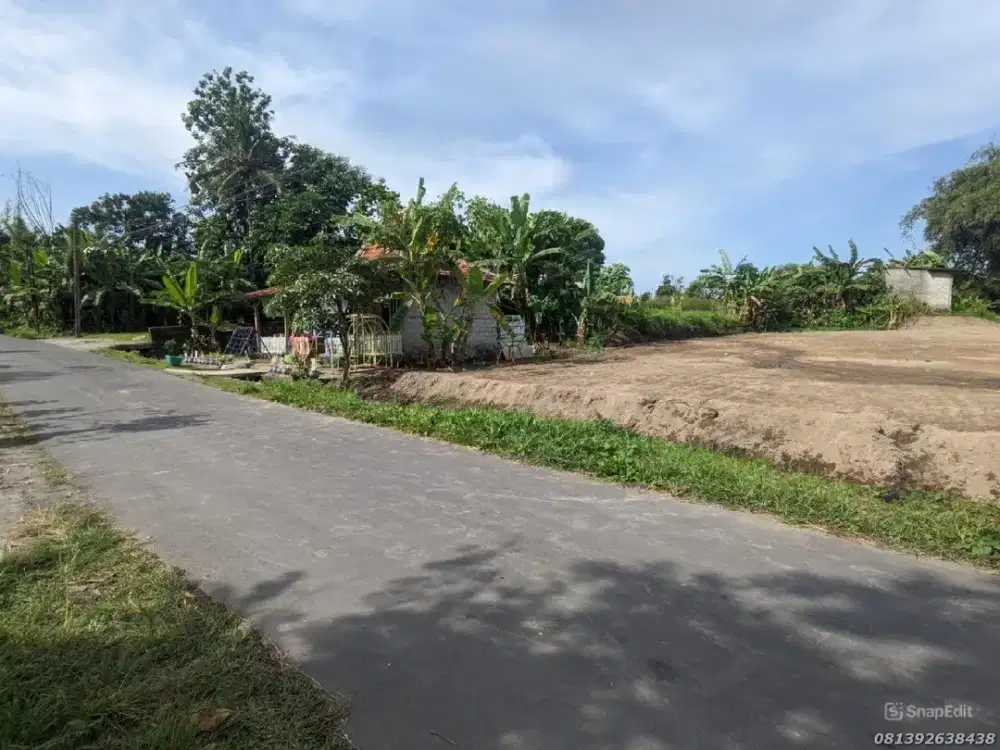 Dijual Tanah Untuk Villa Jogja View Gn. Merapi Timur Pasar Rejodani Jl. Palagan Sleman *