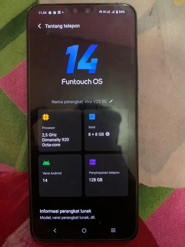 V23 5G 8/128 hape only