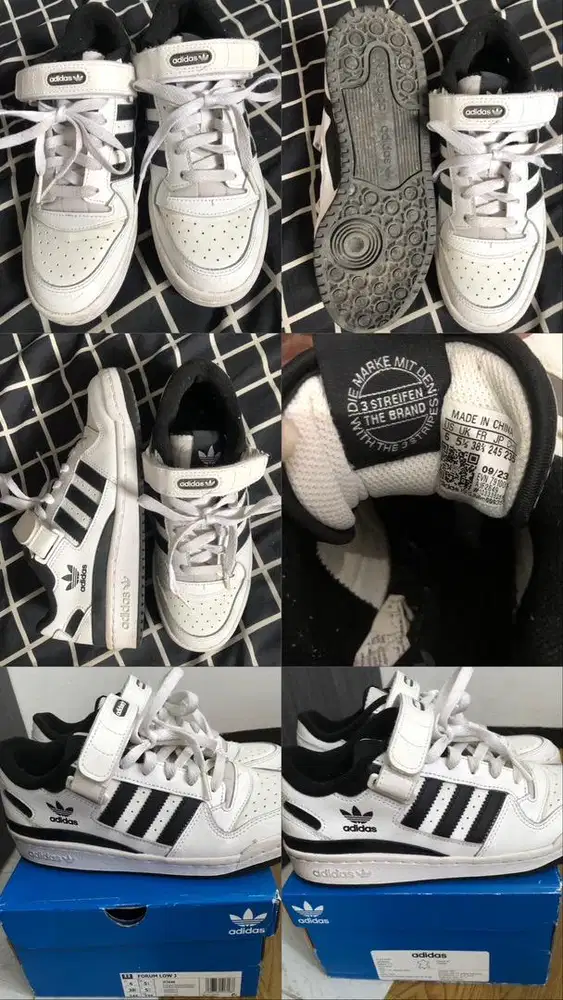 ADIDAS FORUM LOW FEATURED JISSO BLACKPINK ( Black & White )