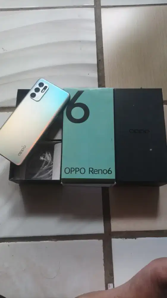 Oppo reno 6 ram8/128 lengkap