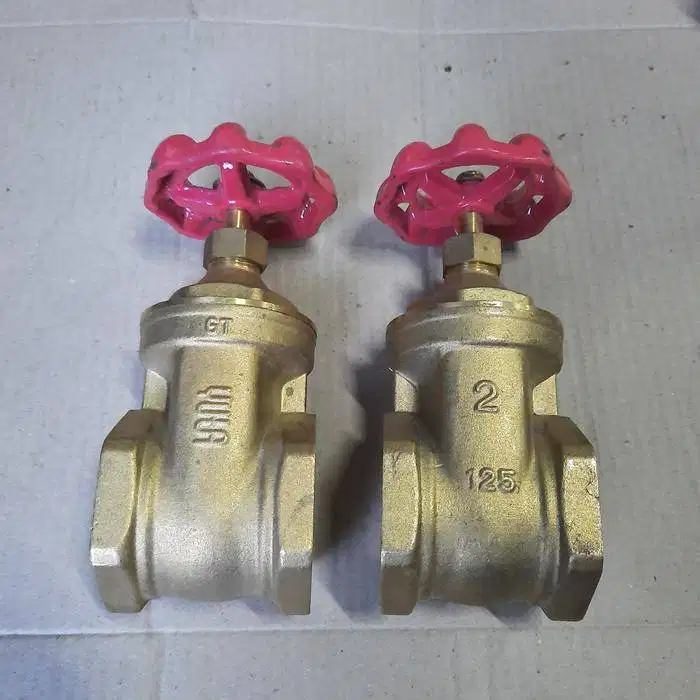 Gate Valve Kuningan Merk Yuta Uk 2 Inchi | Ex proyek Harga Miring