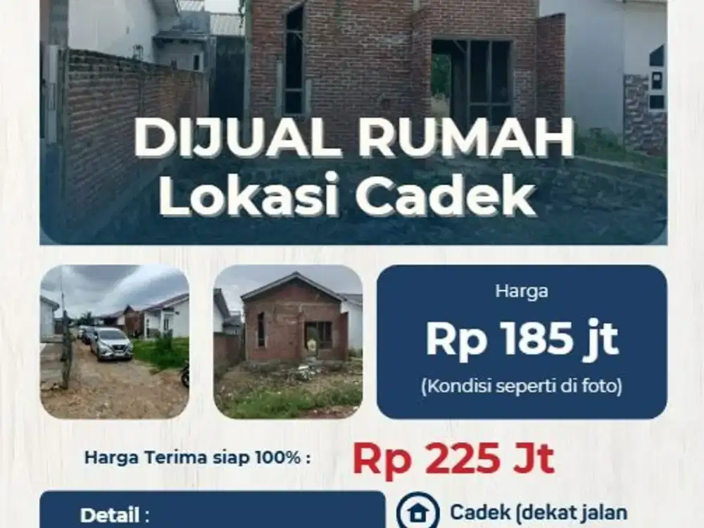 Rumah Strategis di Cadek, Baitussalam – Dekat Jalan Utama Dua Jalur