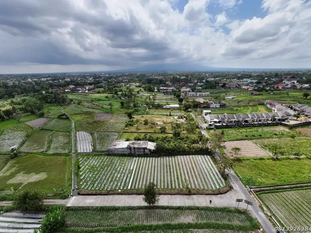 Tanah Timur Ngaglik Sleman Dekat UII Aspal Jalan Utama Cocok Villa