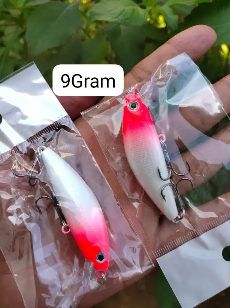 Minnow 9Gram lure casting Warna terbaik Harga Termurah